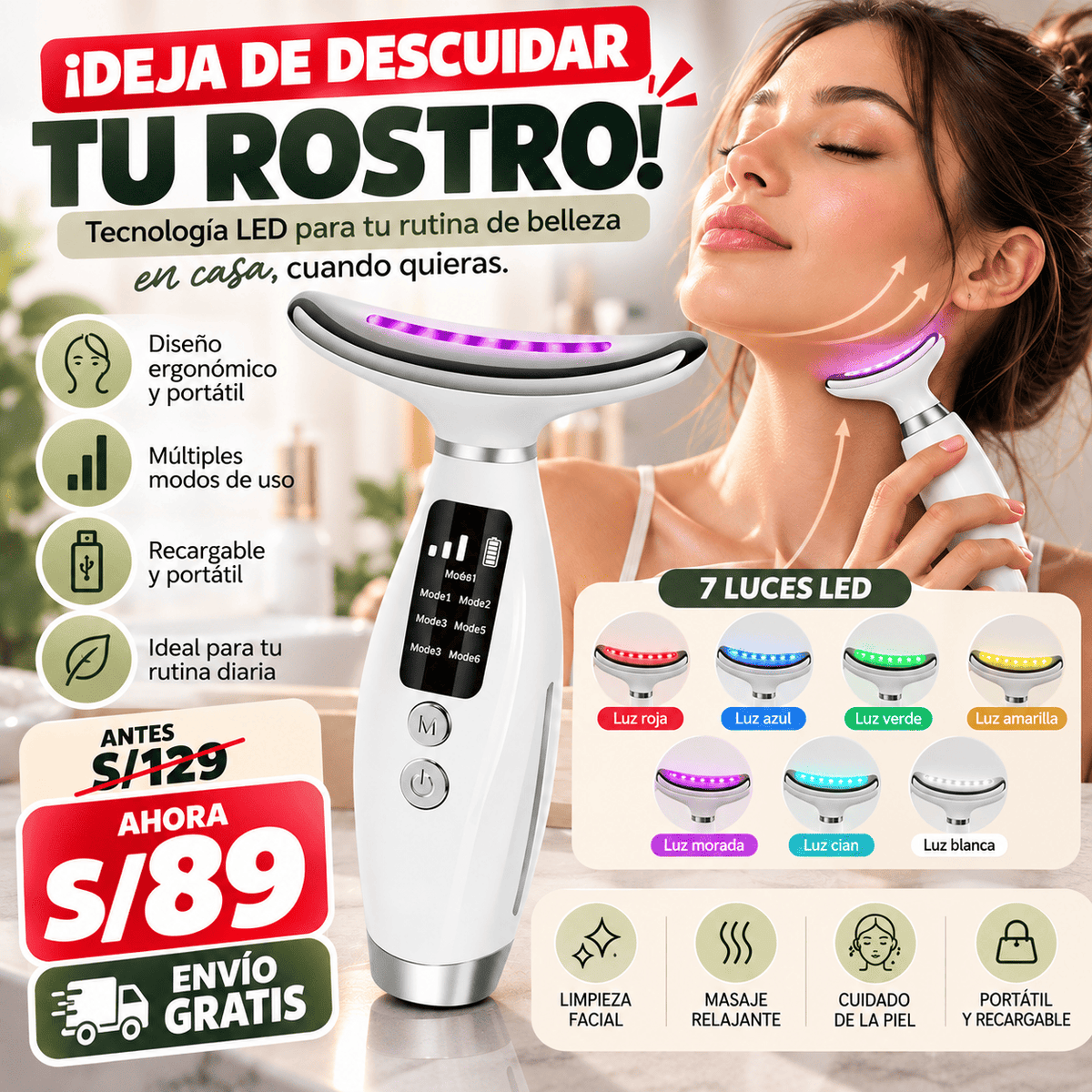 Masajeador Facial